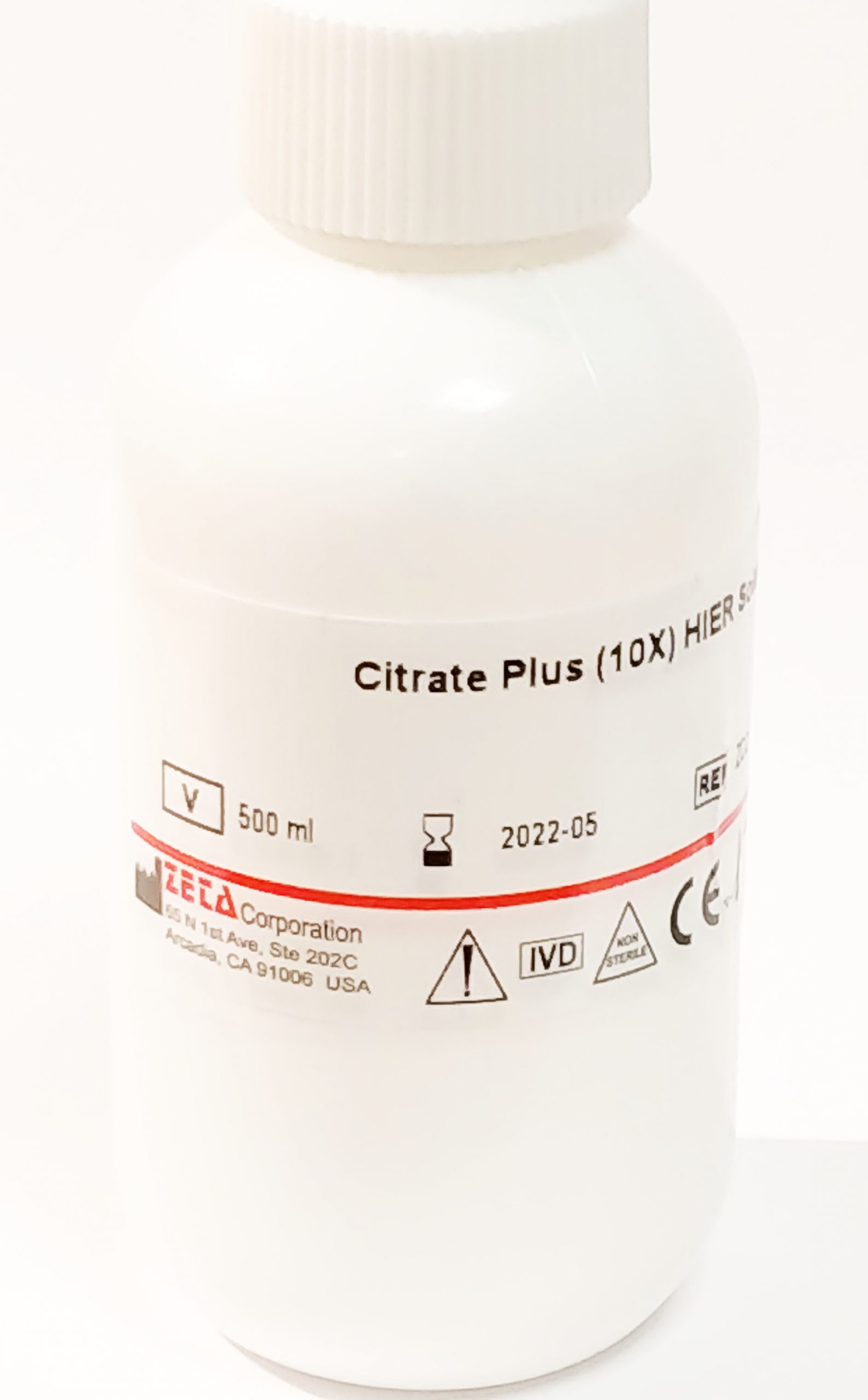 Zeta Citrate Plus (10X) HIER Solution – Zeta Corporation